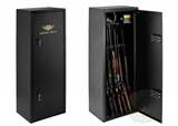 BUFFALO RIVER - Armoire forte 10 armes avec lunettes + coffre intérieur