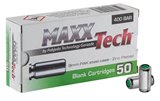 MAXX TECH - 50 cartouches Cal. 9mm PAK à blanc (Pistolet)