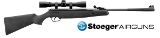 STOEGER AIRGUNS - Carabine à air comprimé X10 Combo Synthétique Noir - Cal.4,5mm (10 Joules)